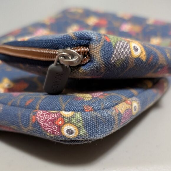 Kamor 2 piece laptop sleeve with wallet owl animal padded bohemian computer case - Picture 7 of 10